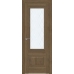 Дверь Дуб Салинас Темный № 2.90 ХN стекло крупный ромб 2000*800