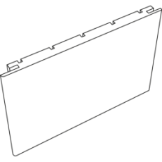 Добор эмаль телескопический (Белый RAL9003, 150х10х2150)