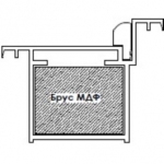 Дверная коробка INVISIBLE (М 7 (675х2053), R, отв. планка п/з. Morelli M1895 SN, скр. петли Morelli HH-6 2 шт., с уплот.)