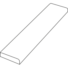 Нащельник 3D Flex (Белый, 30х 8х2100)