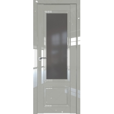Дверь Галька люкс №2.103 L стекло графит 2000*800