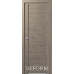 Дверное полотно DEFORM D10 ПГ 35*800*2000 (Дуб Шале Седой)