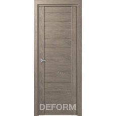 Дверное полотно DEFORM D10 ПГ 35*800*2000 (Дуб Шале Седой)