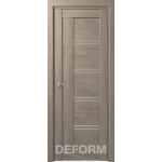 Дверное полотно DEFORM D18 ПО 35*800*2000 (Дуб шале Седой)