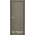 Дверное полотно DEFORM H7 ПГ 40*800*2000 (Дуб франзузский СЕРЫЙ)