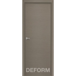 Дверное полотно DEFORM H7 ПГ 40*800*2000 (Дуб франзузский СЕРЫЙ)