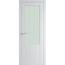 Дверь Пекан Белый 104 Х 2000*800 стекло матовое