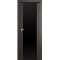 Дверь Грей мелинга №8 Х триплекс чёрный 2000*800