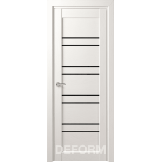 Дверное полотно DEFORM D15 ПО 35*800*2000 (Дуб Шале Снежный Черный лакобель)