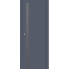 Дверь Антрацит №6 E матовое серебро 2000*800 кромка ABS c 4-х сторон в цвет