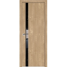 Дверь Каштан натуральный №6 ZN черный лак 2000*800 (190) кромка с 4-х сторон матовая Eclipse