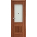 Дверь Орех АМАРИ №2 Х 2000*800 стекло узор матовое с коричневым фьюзингом