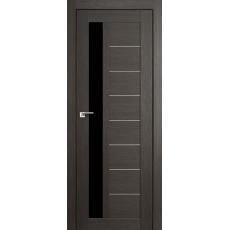 Дверь Грей мелинга №37 Х триплекс чёрный 2000*800