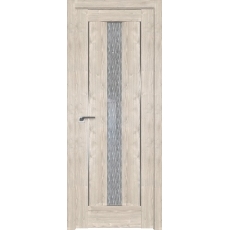 Дверь Каштан светлый №2.48 XN стекло дождь белый 2000*800