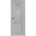 Дверь Пекан белый №28 X стекло матовое 2000*800 молдинг Серебро