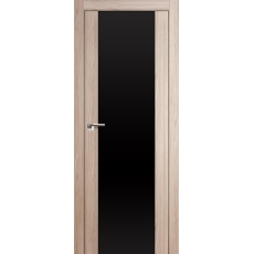 Дверь Капучино мелинга 8 Х триплекс чёрный 2000*800