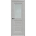 Дверь Пекан белый №2.39 X стекло франческа кристалл 2000*800