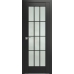 Дверь Черный матовый №102U стекло матовое 2000*800