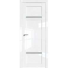 Дверь Белый люкс №2.45 L стекло матовое 2000*800