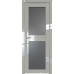 Дверь Галька люкс №2.44 L стекло графит 2000*800
