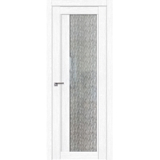 Дверь Монблан №2.72 XN стекло дождь белый 2000*800