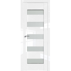 Дверь Белый люкс №29 L стекло матовое 2000*800