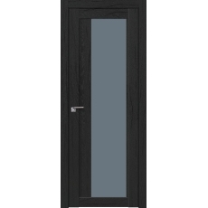 Дверь ДаркБраун № 2.72 XN стекло графит 2000*800
