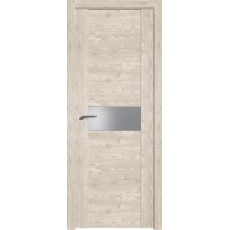 Дверь Каштан светлый №2.05 XN матовое серебро 2000*800