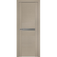 Дверь Стоун № 2.01 XN матовое серебро 2000*800