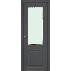 Дверь Грувд серый №2.42 XN стекло square матовое 2000*800