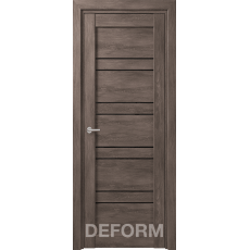 Дверное полотно DEFORM D15 ПО 35х800х2000 (Дуб Шале Графит Черный лакобель)