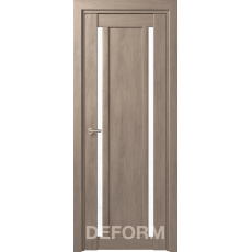 Дверное полотно DEFORM D13 ПО 35х800х2000 (Дуб Шале Седой Белый лакобель)