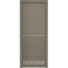 Дверное полотно DEFORM H10 ПГ 40х800х2000 (Дуб французский СЕРЫЙ)