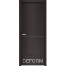 Дверное полотно DEFORM H13 ПГ 40*800*2000 (Дуб французский ТЕМНЫЙ)