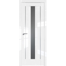 Дверь Белый люкс №2.48 L стекло графит 2000*800