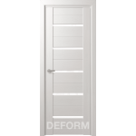 Дверное полотно DEFORM D11 ПО 35х800х2000 (Дуб Шале Снежный Белый лакобель)