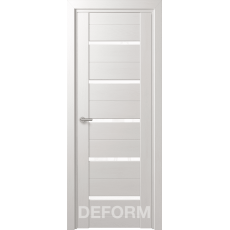 Дверное полотно DEFORM D11 ПО 35х800х2000 (Дуб Шале Снежный Белый лакобель)