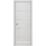 Дверное полотно DEFORM H12 ПГ 40х800х2000 (Дуб французский СИЛЬВЕР)