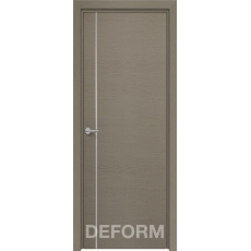 Дверное полотно DEFORM H14 ПГ 40*800*2000 (Дуб французский СЕРЫЙ)