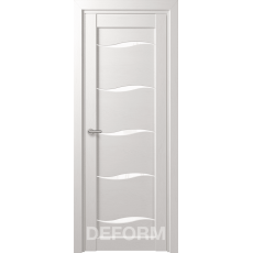 Дверное полотно DEFORM D1 ПО 35х800х2000 (Дуб Шале Снежный Белый лакобель)