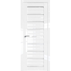 Дверь Белый люкс №76 L триплекс белый 2000*800