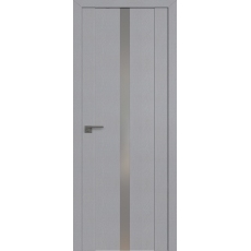 Дверь Pine Manhattan №2.04 STP матовое серебро 2000*800