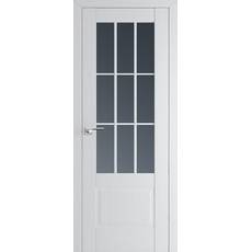 Дверь Пекан Белый 104 Х 2000*800 стекло графит