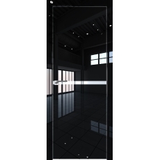 Дверь Черный люкс №11 LK AL 2000*800 (190) кромка с 4-х сторон хром Eclipse