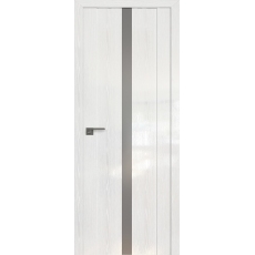 Дверь Pine White glossy №2.04 STP матовое серебро 2000*800