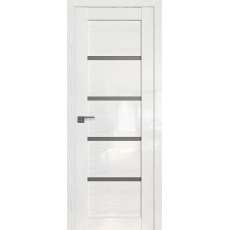 Дверь Pine White glossy № 2.09 STP стекло графит 2000*800