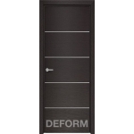 Дверное полотно DEFORM H12 ПГ 40х800х2000 (Дуб французский ТЕМНЫЙ)
