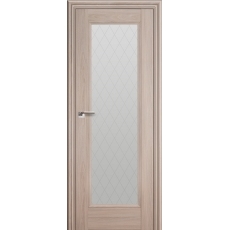Дверь Орех Пекан №65 Х стекло ромб 2000*800