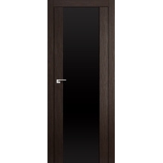 Дверь Венге мелинга №8 Х триплекс черный 2000*800