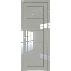 Дверь Галька люкс № 2.11 L стекло графит 2000*800